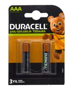 DURACELL AAA 750MAH 2Lİ BİLİSTER